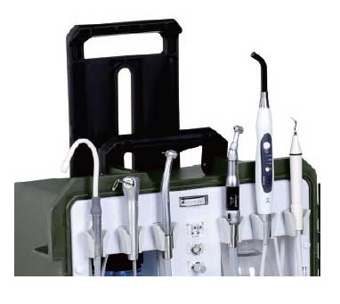 PC-2930 Portable Dental System With Scaler & LED Curing Light (4 hole) with Warranty