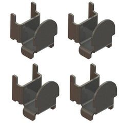 Metro SMS SmartLever Replacement Shelf Mount Hooks, Bag of 4