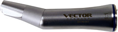 Vector 1:1 Contra Angle Handpiece, Fiberoptic with Light, 1 Hole Spray