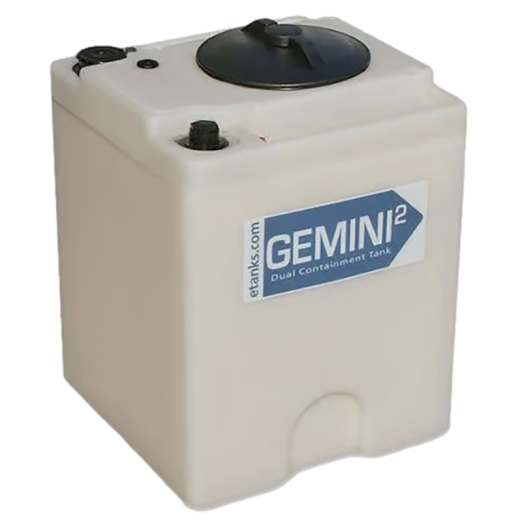 20 Gallon Gemini Dual Containment Tank System, Squ