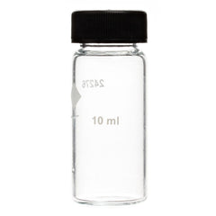 Sample Cell, 6/pk 1 inch, 10ml, Round Glass,
