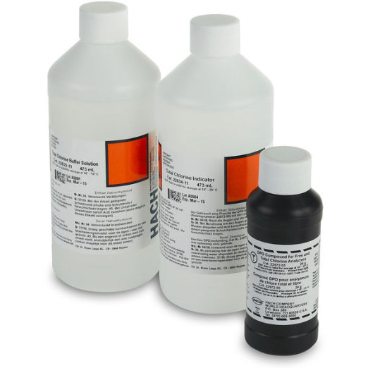 Hach 2556900 Rgt Set, Chlorine Free CL-17