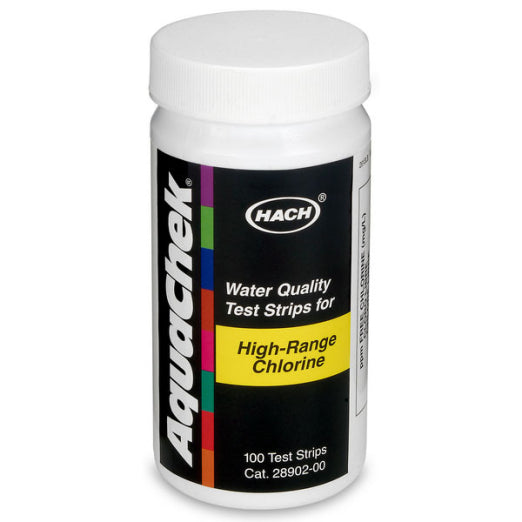 Hach 2890200 Test Strips, Free Chlorine, HR