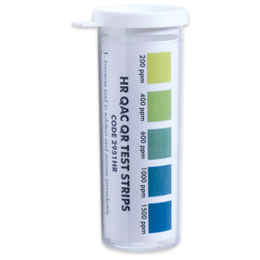 HR QAC QR Test Strips, 50/vial