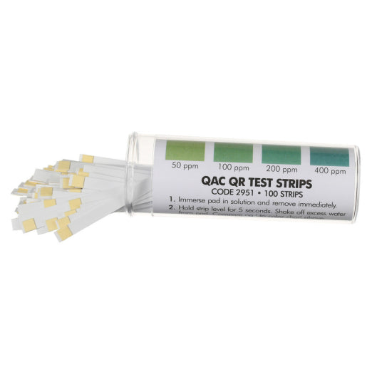 LaMotte 2951 QAC QR Test Strips, 100/Vial