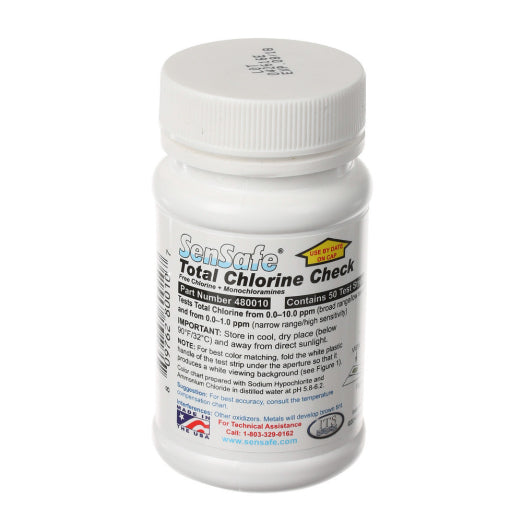 Total Chlorine Strips, 0-10ppm