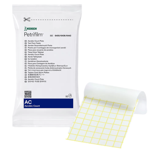 Neogen 6400 Neogen Petrifilm Aerobic Count (AC) Plates, 100 Count Rapid, Sam