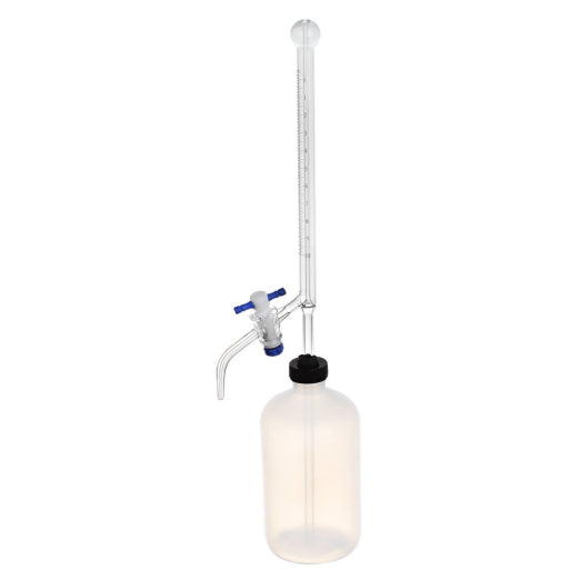 Buret, Auto, 50mL, Teflon SC, w/1000mL Bottle/Cap