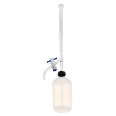 Buret, Auto, 50mL, Teflon SC, w/1000mL Bottle/Cap