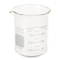 Beaker, Glass, 250mL, pk/12
