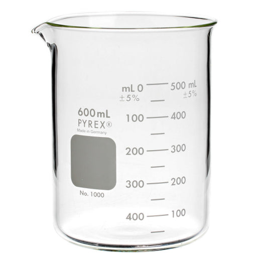 Beaker, Glass, 600mL