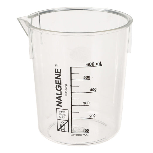 Beaker, Poly, 600mL
