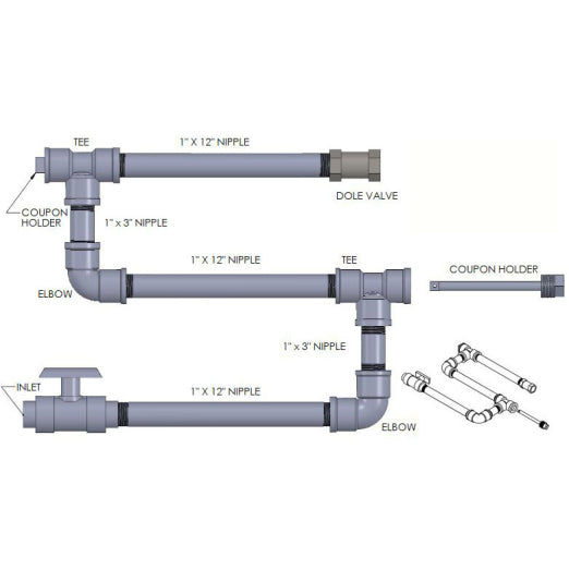 Coupon Rack, 2 Position, 1"PVC
