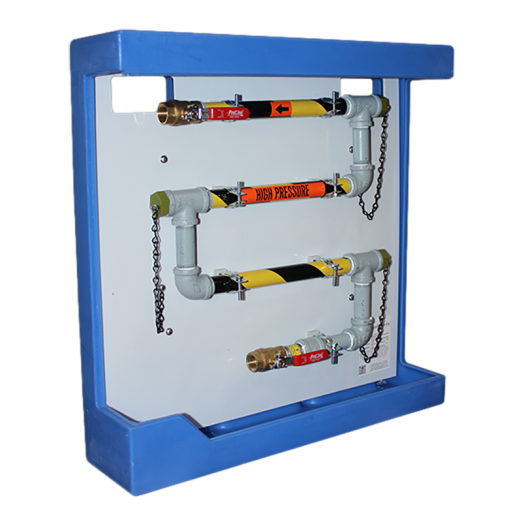 3/4" 2 Pass Carbon Steel Coupon Rack