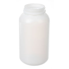 Jar, 500cc, Nat HDPE, WM