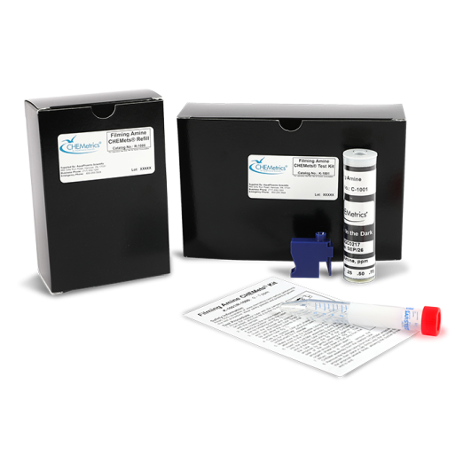 CHEMetrics K-1001 CHEMetrics CHEMets Test Kit Filming Amine, Methyl Orange (0-1 ppm)