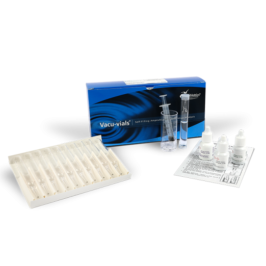 CHEMetrics® Vacu-vials® Test Kit Ammonia (0-3.00 ppm & 0-60.0 ppm)