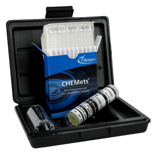 CHEMetrics® CHEMets® Test Kit Hydrazine (0-0.5 ppm)
