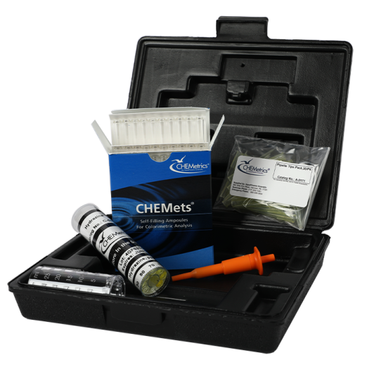 CHEMetrics® CHEMets® Test Kit Hydrazine HR (0-500 ppm)