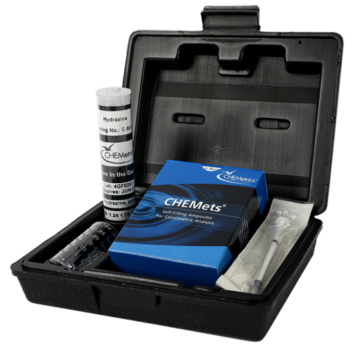 CHEMetrics® CHEMets® Test Kit Hydrazine HR (0-12.5 ppm)