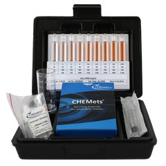 CHEMetrics® CHEMets® Test Kit Iron HR, Total & Soluble (10-100 ppm)
