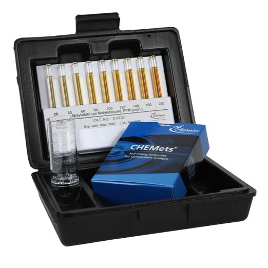 CHEMetrics® CHEMets® Test Kit Molybdate (20-200 ppm)