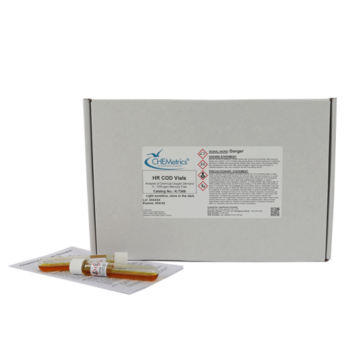 CHEMetrics® HR COD Vials Mercury-Free (150 Count)