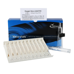 CHEMetrics® Vacu-vials® Test Kit Oxygen, Dissolved (0-1.000 ppm)