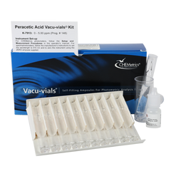 CHEMetrics® Vacu-vials® Test Kit Peracetic Acid (0-5.00 ppm)