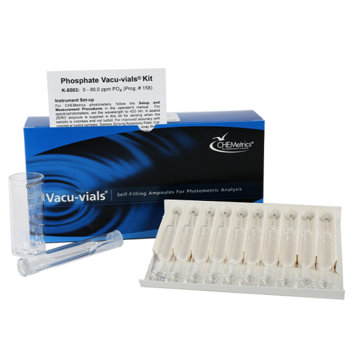 CHEMetrics® Vacu-vials® Phosphate, Ortho (0-80.0 ppm)