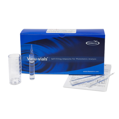 CHEMetrics® Vacu-vials® Test Kit Sulfide (0-3.00 ppm & 0-1.00 ppm)