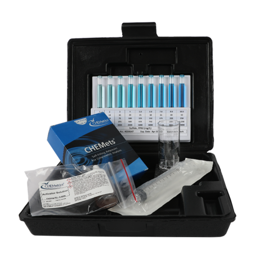 CHEMetrics® CHEMets® Test Kit Sulfide HR (5-50 ppm)