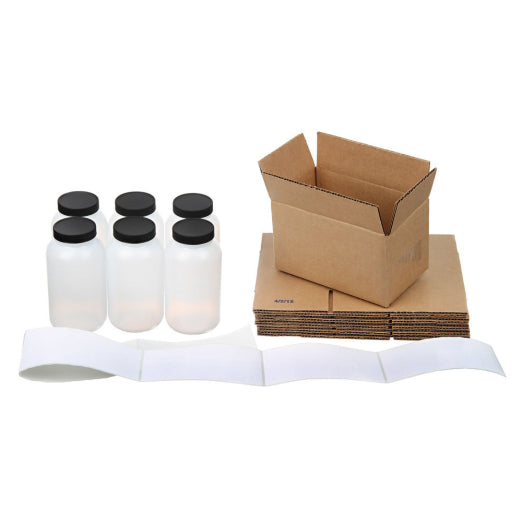 Mailer Bottles, 250cc, 6/pk