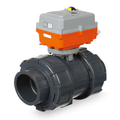APS 3" SCH80 PVC Motorized Ball Valve Power Open/ Power Close