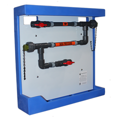 6 Pass PVC Coupon Rack, 3/4"