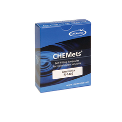 CHEMetrics® CHEMets® Refill Ammonia / Monochloramine Hydroxybenzyl Alcohol (HBA) Method (30 Ampoules)