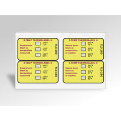 Temperature indicator, stick-on, 160F-170F-180F
