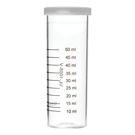 Vial, Sample, Plastic, 10-50mL with lid