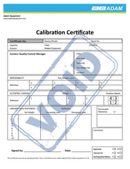 Calibration Certificate for Scales Over 600kg Capacity-700660288