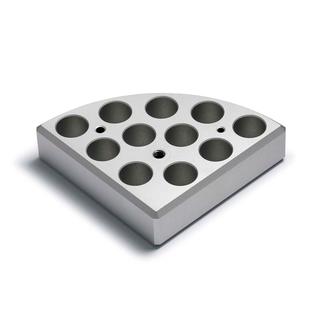 MultiAluBlock™، 11 موضعًا بقطر 15 مم وارتفاع 20 مم