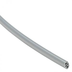 DCI 232 2 Hole, Syringe Tubing, Asepsis Straight Gray