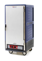 Metro C537-HFS-4-BU C5 3 Series Insulated Holding Cabinet, 3/4 Height, Full Length Solid Door, Fixed Wire Slides, 120V, 60Hz, 2000W, Blue