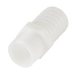 DCI 0981 3/4" MPT x 1" Barb Adapter, Plastic