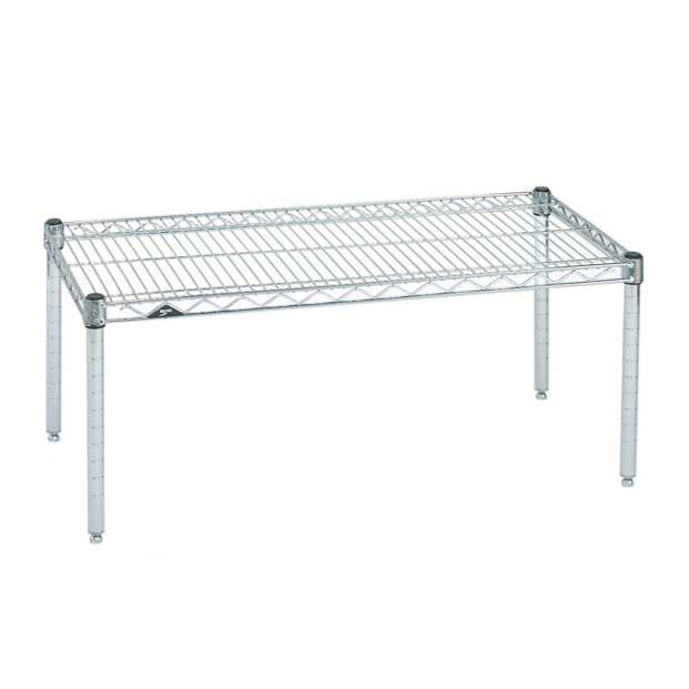 Metro P2130NC Super Erecta Standard-Duty Dunnage Platform, Chrome, 21" x 30"