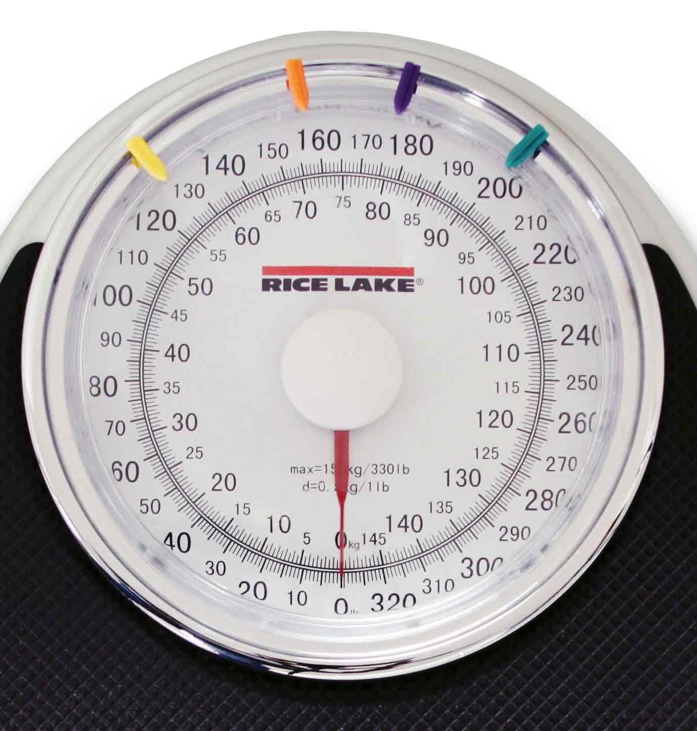 Rice Lake 113500 330lb x 1.0lb, RL-330HHD Mechanical Floor Dial Home Health Scale with 1 year Warranty