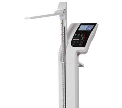 Rice Lake 119113 550lb x 0.2lb, 150-10-5 Digital Physician Scale Eye-Level Includes 6 AA Alkaline with 2 years Warranty