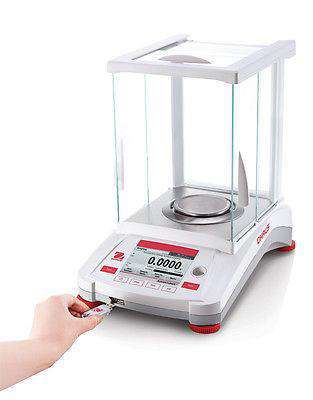 OHAUS AX224N ADVENTURER ANALYTICAL BALANCE 220 g 0.0001 g 0.1 mg - 2 YEAR WARRANTY NTEP