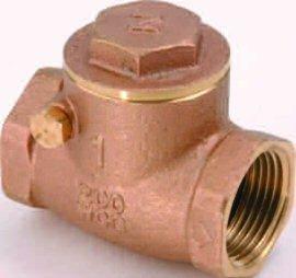 DCI 2839 Brass Swing Check Valve, 1"