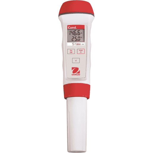 Ohaus Pen Meter ST20C-A Conductivity pen meter, measurement range 0.0 - 199.9Âµs/cm, temperature display