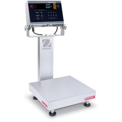 Ohaus i-D61XWE25WQR6 Defender 6000 25 kg (50 lb) Capacity, 1 g (0.002 lb) Readability, Hybrid Bench Scale